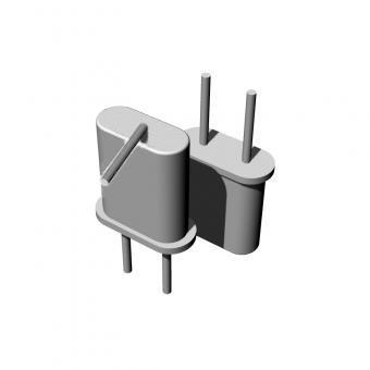 Pin Through Quartz Crystal HC-49U-3L